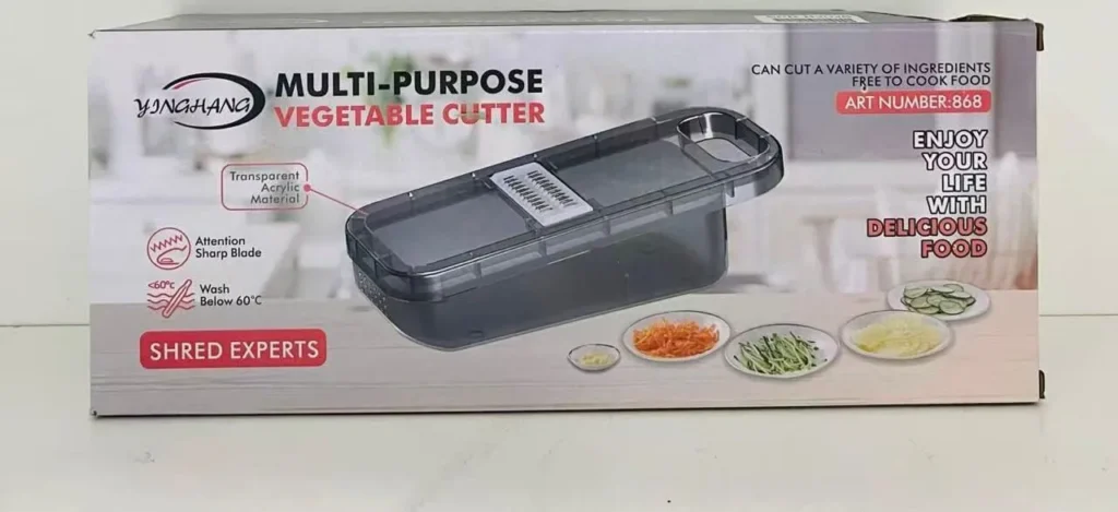 multi purpose vegetable cutter and transparent acrylic mandoline slicer shredder